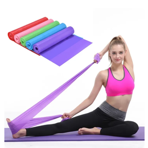 80% OFF Natural Latex Rubber Yoga Pilates Resistance Band Fitness Elastic Exercise Sports Belt Fitness Belt