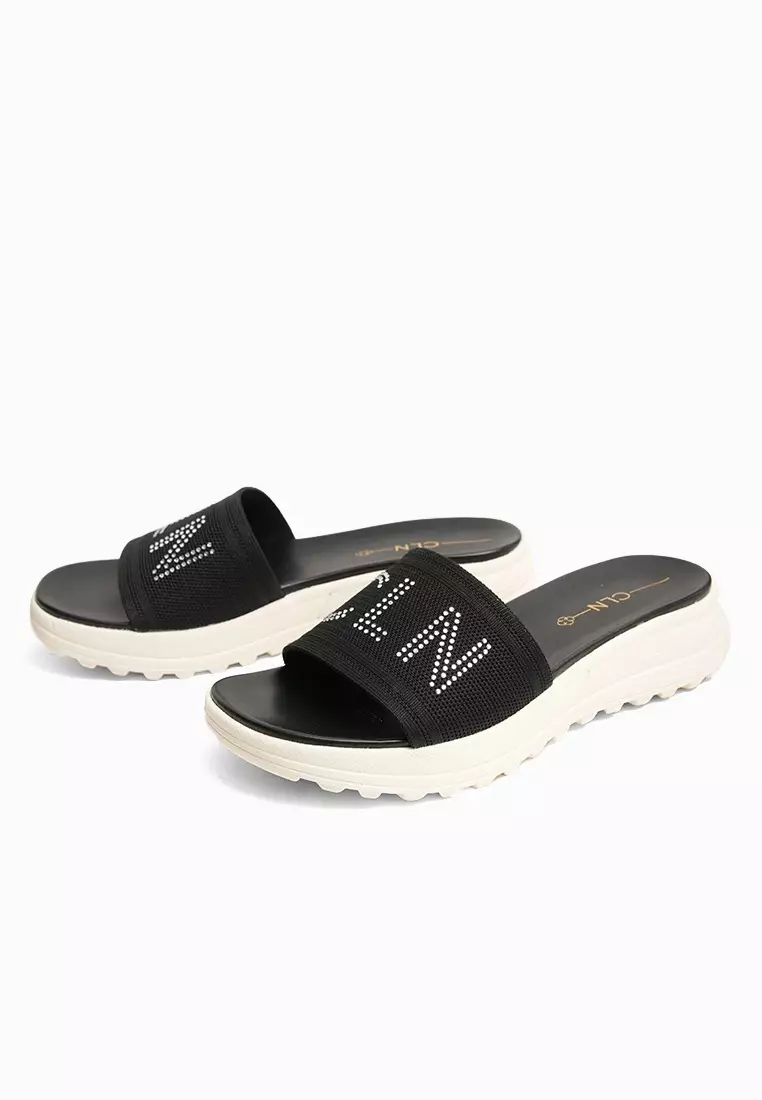33% OFF Nebula Wedge Slides