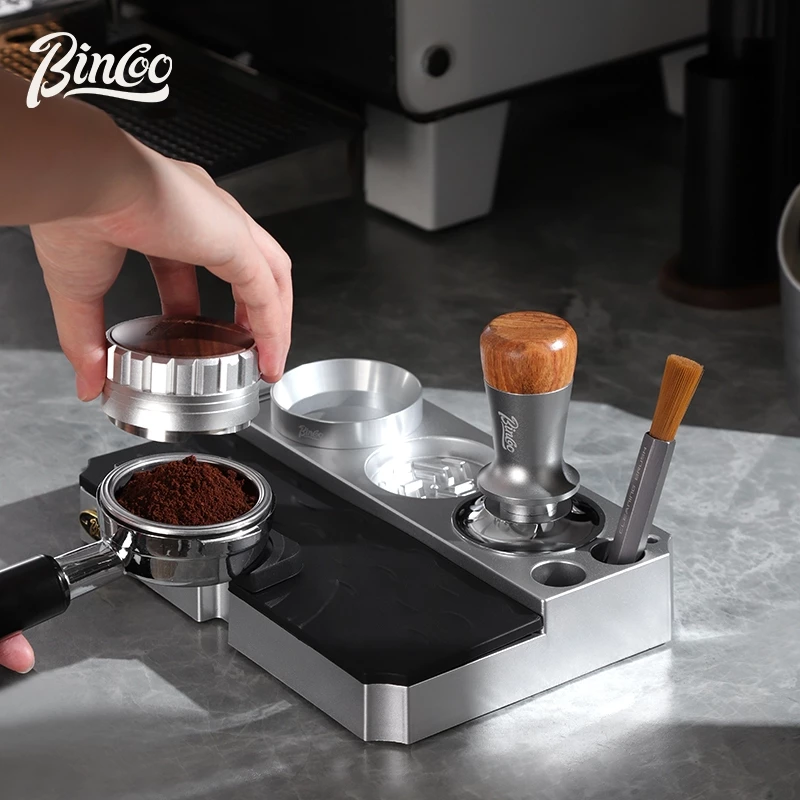 40% OFF BINCOO Coffee Powder Press Base Set Cloth Powder Dispenser Stretchy Powder Press Hammer 3 Piece Coffee Storage Utensil Set