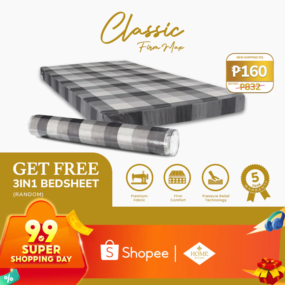 54% OFF [Classic Firm Max Foam Mattress] Home de Luxe 4 Inch Foam Mattress