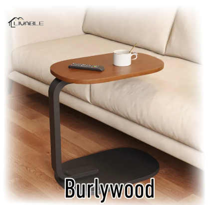 53% OFF LIVABLE Mobile Sofa Side Table Living Room Coffee Tea Table Nordic Style Simple Small Desk Wood Bedside Table