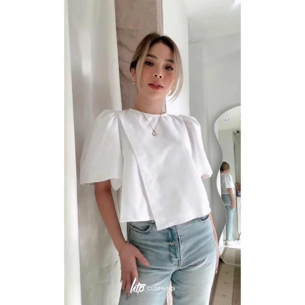 20% OFF HTP Overlap Modern Filipiniana Top For Women