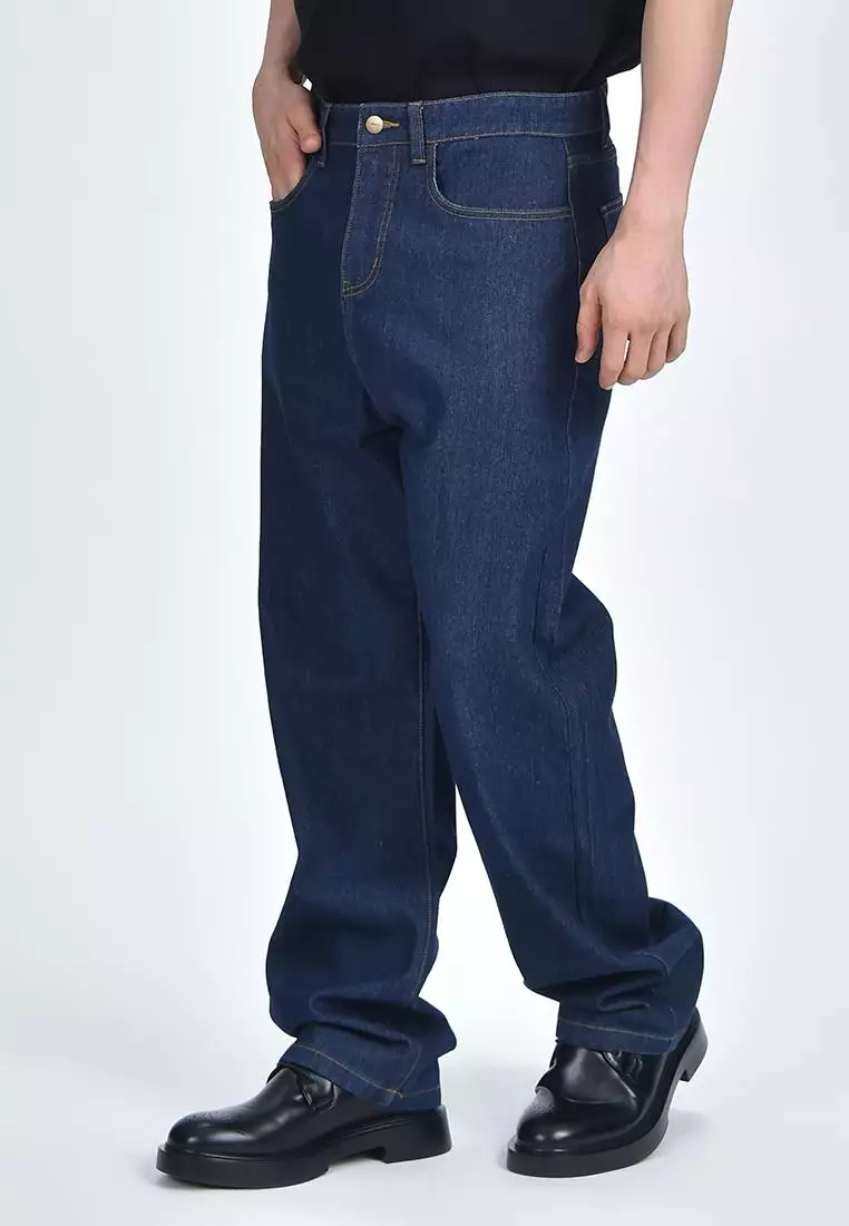 8% OFF BENCH Men's Straight Denim Pants
