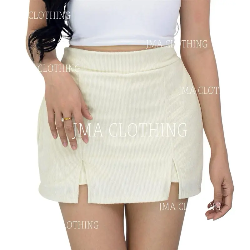 41% OFF AWRA SKORT (ALL IN ONE()2 SIDES POCKET) with extra curve Corduroy fabric Garterized /Womenswear/ Casual/ Comfort