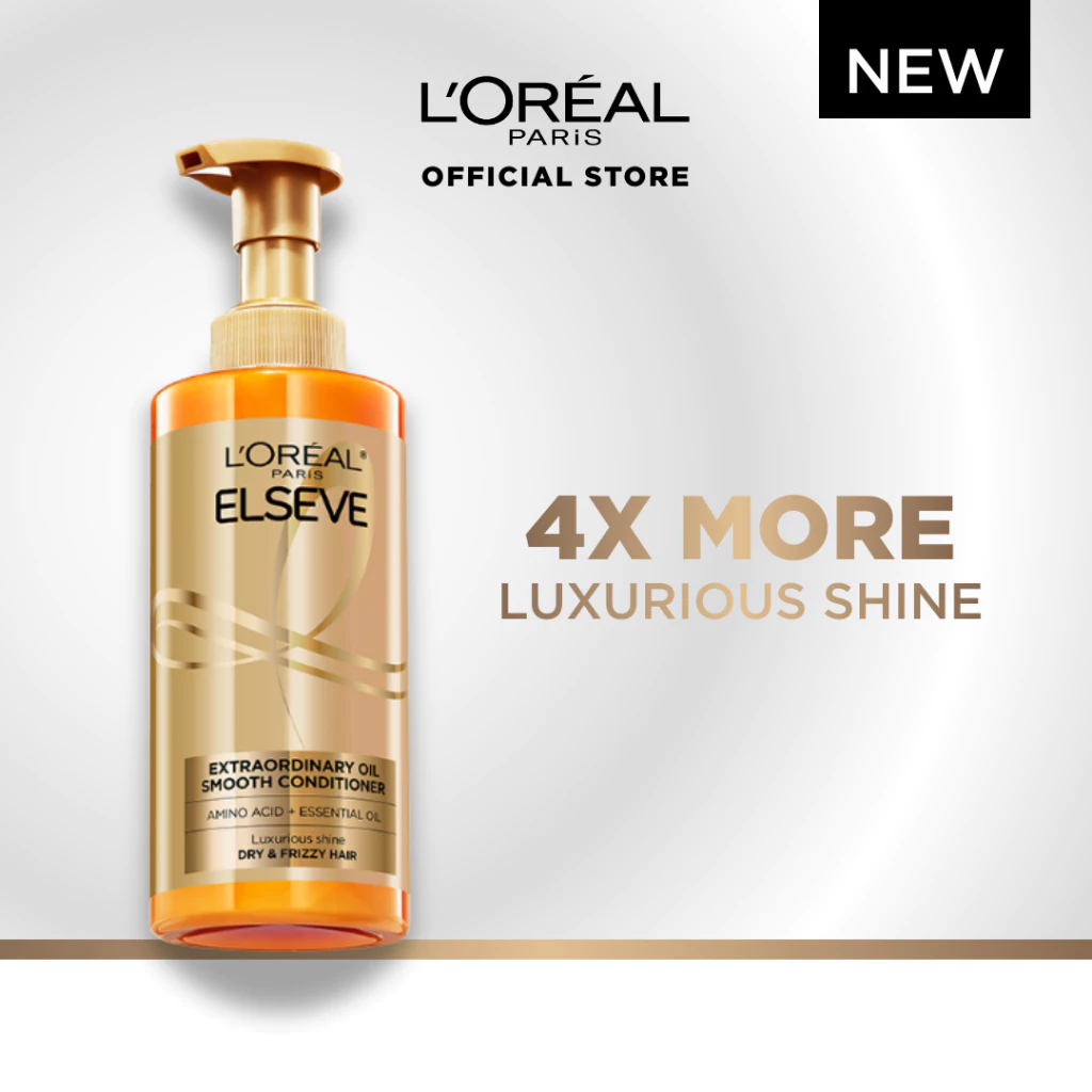 21% OFF L'Oreal Paris Elseve Extraordinary Oil Smooth Conditioner 440ml with Amino Acid + Essential Oil