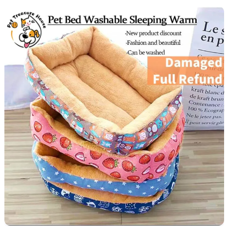 62% OFF High quality Dog Beds Pet Bed Cat Soft Fabric Cushion Sleeping Bed Dog Bed Washable Pet Accessories Puppy Bed Soft Mat