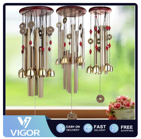82% OFF Wind Chimes Bronze Big Metal Bells Wind Chime Outdoor Wind Chimes Front Door Garden Yard Bells Hanging Charm Decor