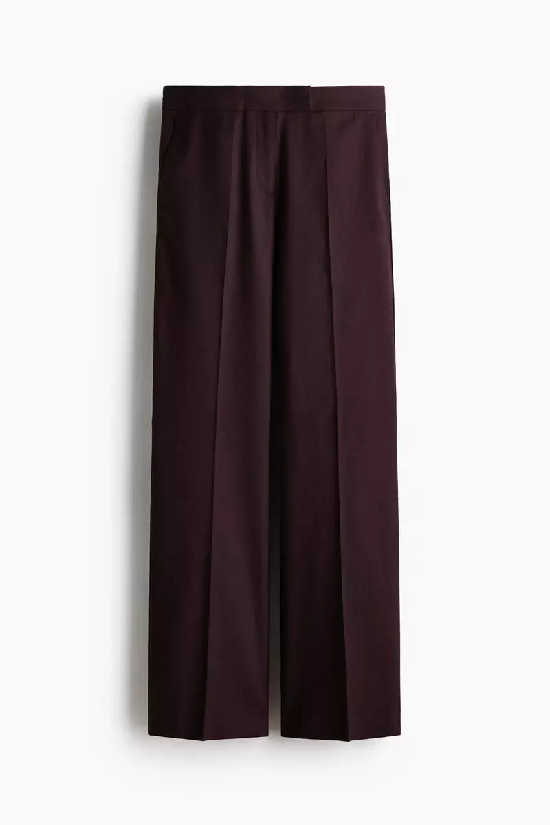 65% OFF Linen-blend tailored trousers