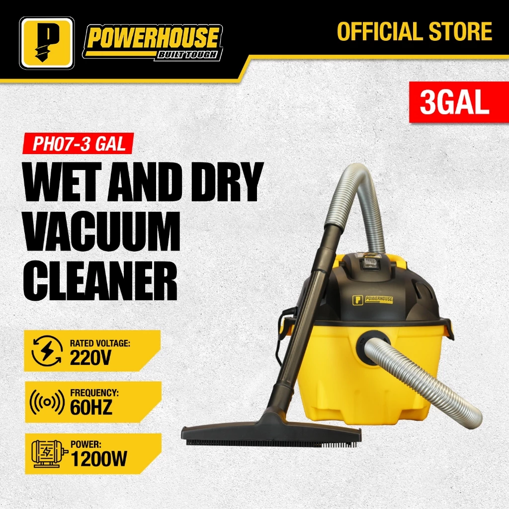 45% OFF POWERHOUSE 3in1 Wet Dry & Blower Vacuum Cleaner for home 3 Gal 6 Gal 10 Gal Heavy Duty Original PHPT