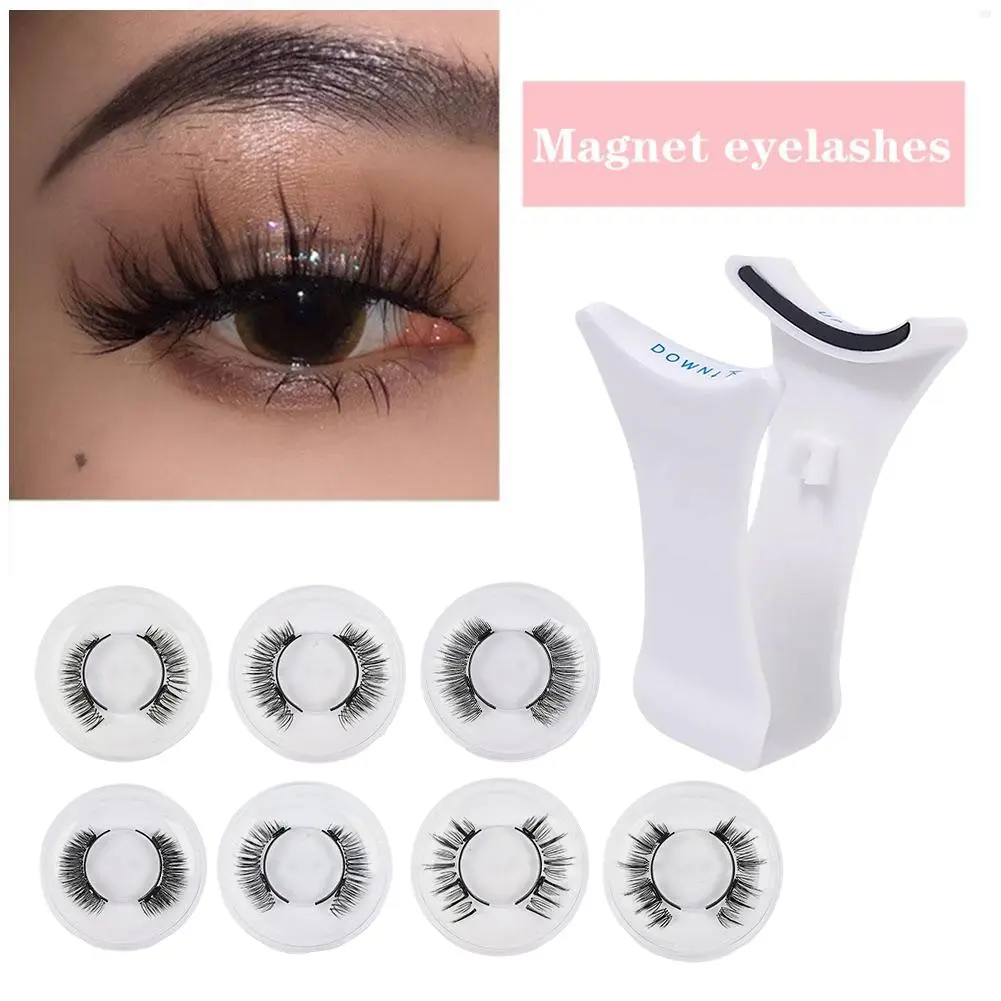62% OFF Magnetic Eyelashes Handmade 3D Natural Magnetic False Tweezers Reusable Set Eyelashes Magnetic K2W6