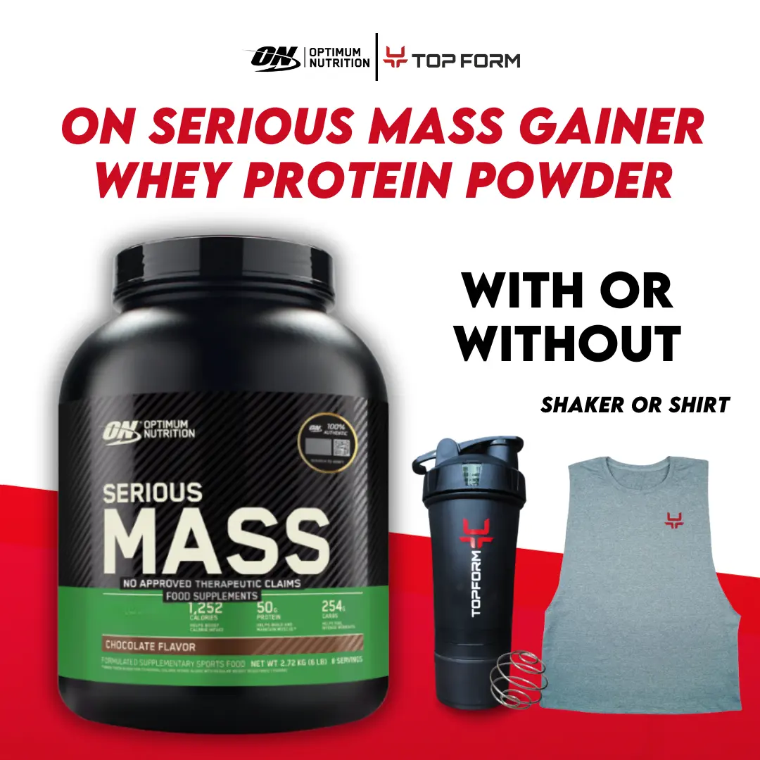 68% OFF Optimum Nutrition Serious Mass Gainer Whey Protein Powder 6lbs / Healthcare Supplement Dietary Fitness