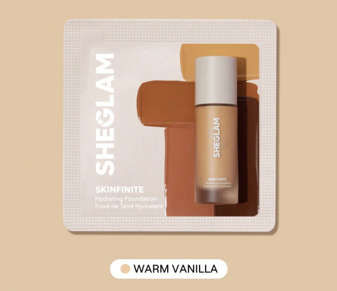 37% OFF SHEGLAM Skinfinite Hydrating Foundation Sample-Warm Vanilla Brand Beauty Cosmetic Makeup For Women And Girls