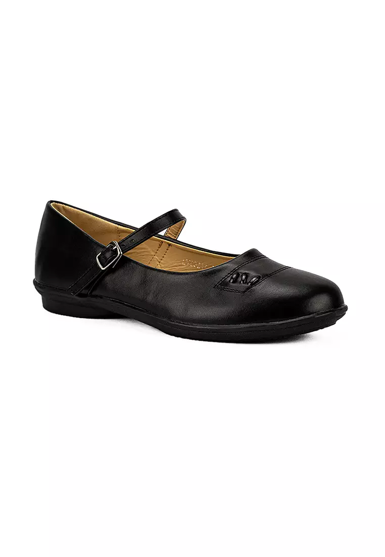 64% OFF Women's Flats School Shoes LW 23217 Black C24 C40