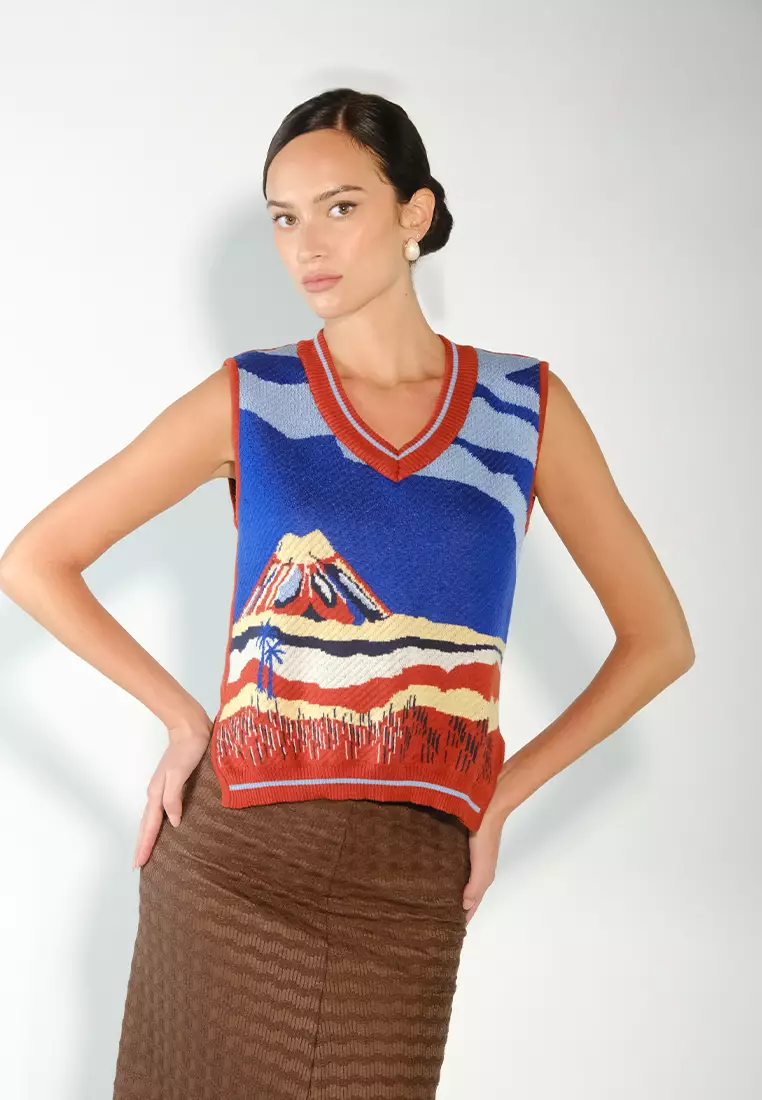 30% OFF Plains & Prints Sari- Sari Albay Sleeveless Top