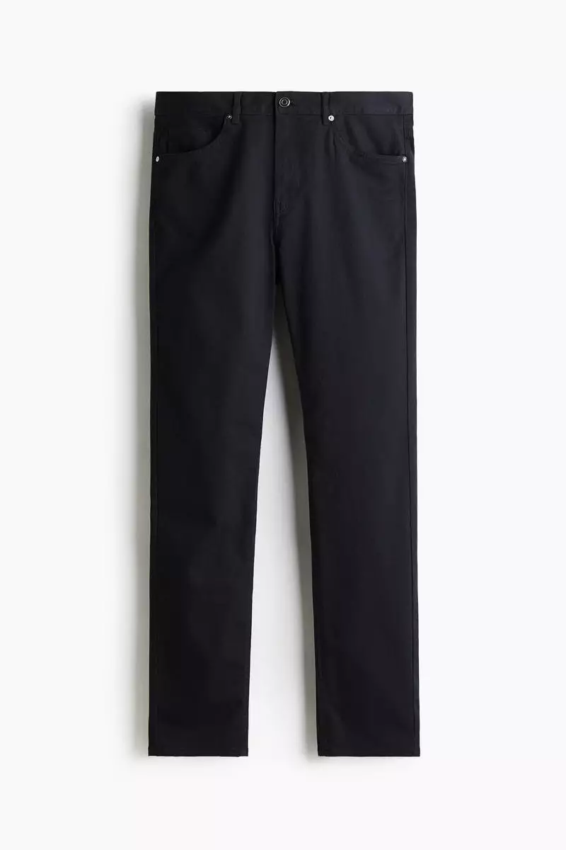 20% OFF Slim Fit Cotton twill trousers