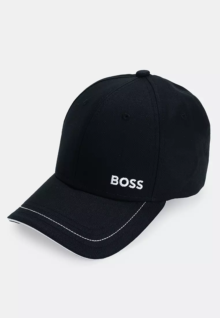 30% OFF BOSS Embroidered Logo Cotton Twill Cap - BOSS Green