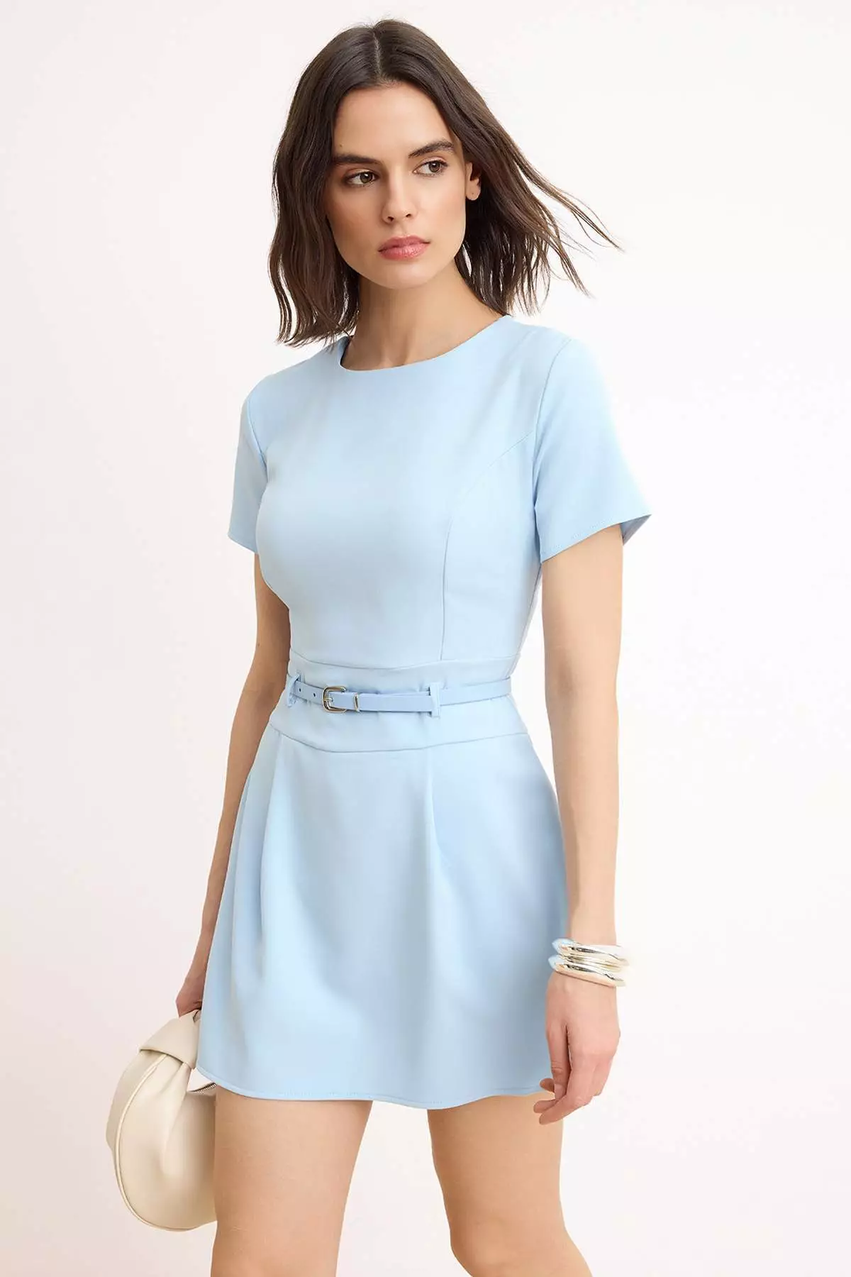 43% OFF Light Blue Wide Leg Jumpsuit Twoss24Tu49