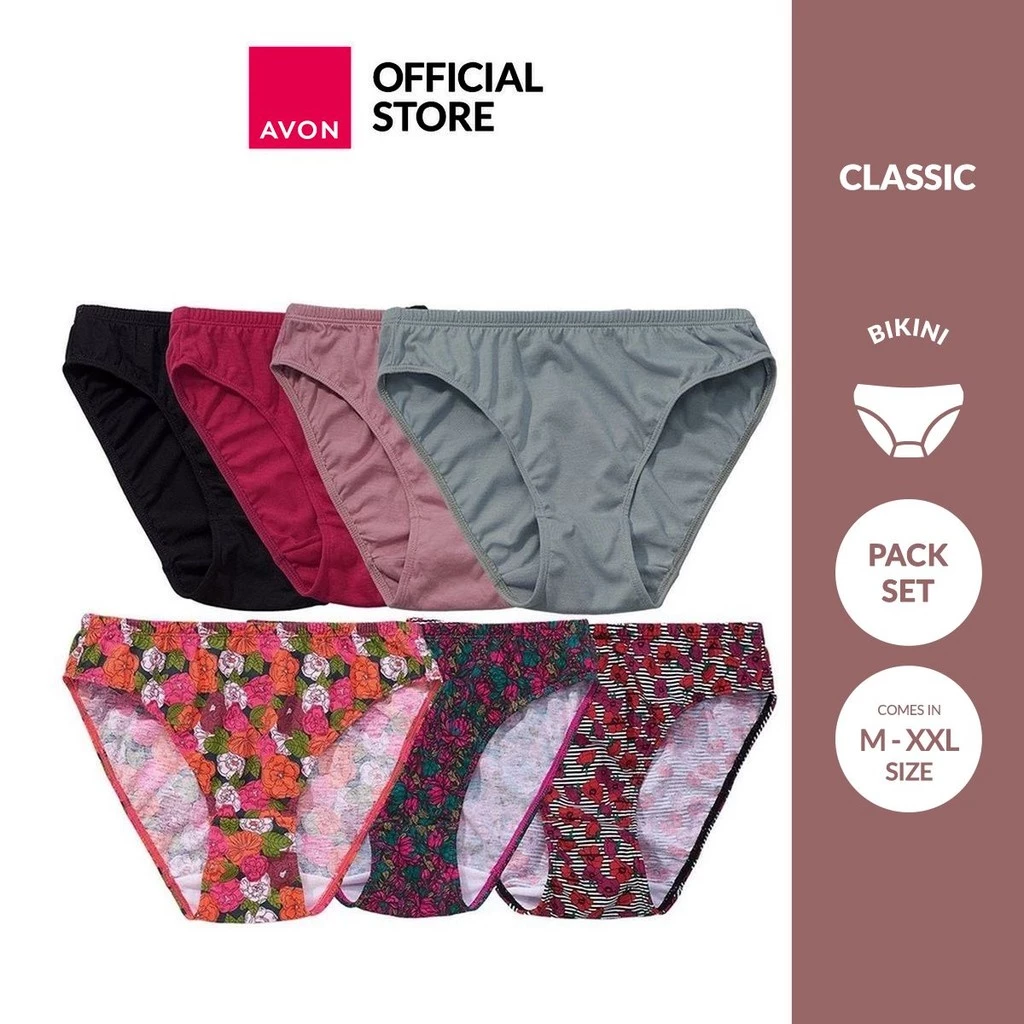 35% OFF Avon Classic | Margo 7-In-1 Bikini Panty | Women's