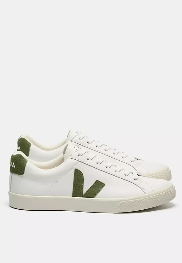 30% OFF VEJA Esplar Leather White Kiwi Sneakers