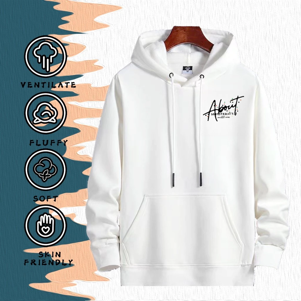 63% OFF A.One Trendy letter printing Hoodie for men high quality jacket for women casual pullover COD
