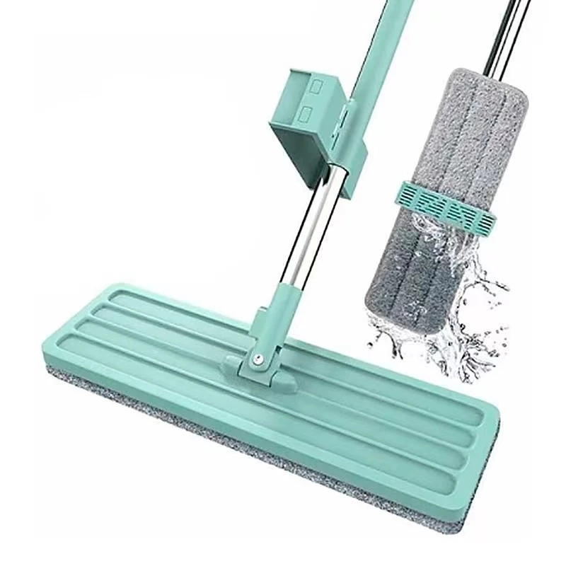 47% OFF Long mop 360 rotation intelligent mop superfine fiber extrusion mop cleaning automatic dehydration