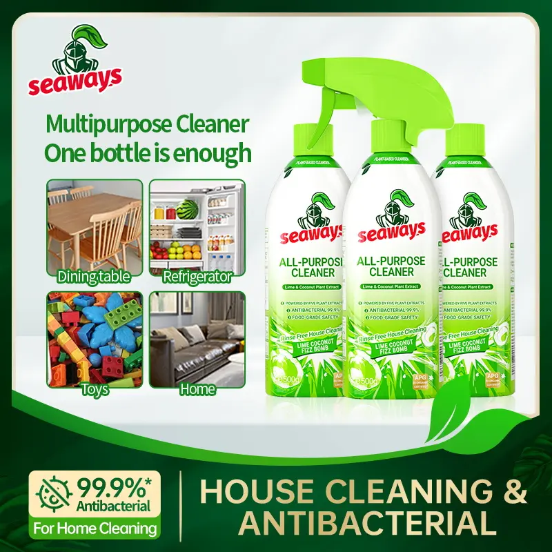 47% OFF Seaways Multipurpose Cleaner  (500ml) For Furniture, Car, Refrigerator, Oven Microwave, Rice Cooker, Table, Natural Plant-derived Ingredients, Food-grade Safe Formula*