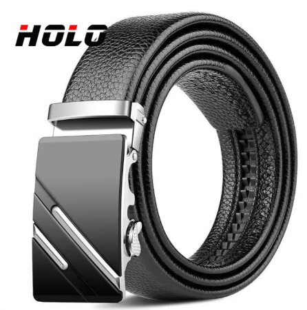 72% OFF Black Bottom Automatic Buckle Belt Men's Belt High-end Business Men's Leather Casual Belt