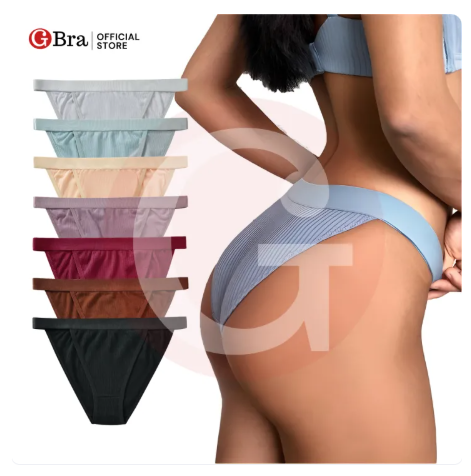 51% OFF BUY 6, TAKE 1 GBra Elastic Band Cotton Sexy Bikini Panty For Women
