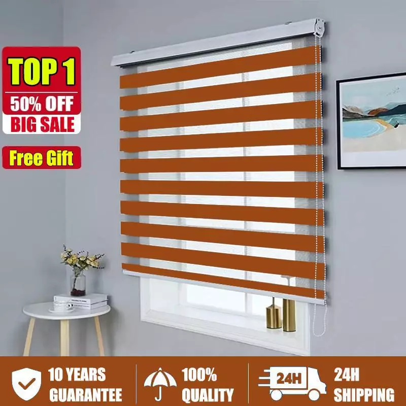 52% OFF Korean Blinds for Window Duo Roller Curtain Modern Bedroom Office Venetian Window Blinds Blackout