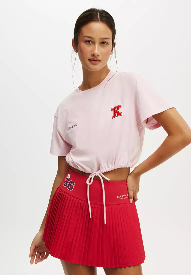 70% OFF Licensed Active Graphic Tie Up Tee