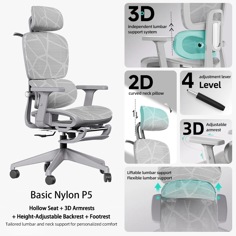 40% OFF Kris P5 Ergonomic Chair Office Chair Gaming Chair Computer Chair Heavy Duty【30 Day Free Trial 】