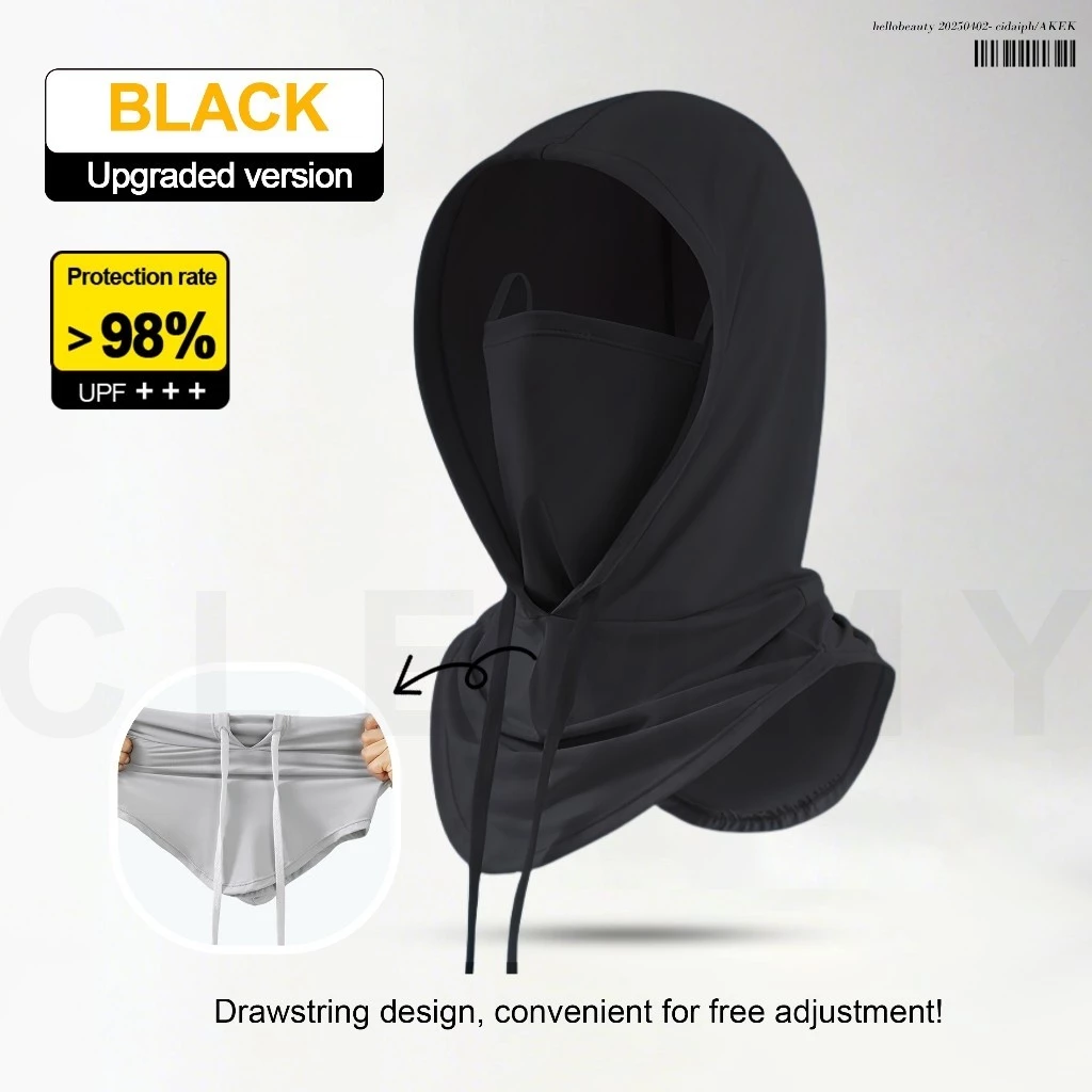 75% OFF Ice Silk Full Face Mask UV Protection – Motorcycle Balaclava for Men & Women, Cooling Sunscreen Hat