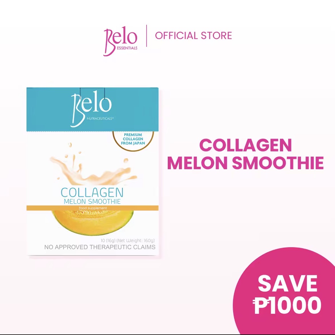 63%OFF Belo Nutraceuticals Collagen Melon Smoothie (10 sachets)
