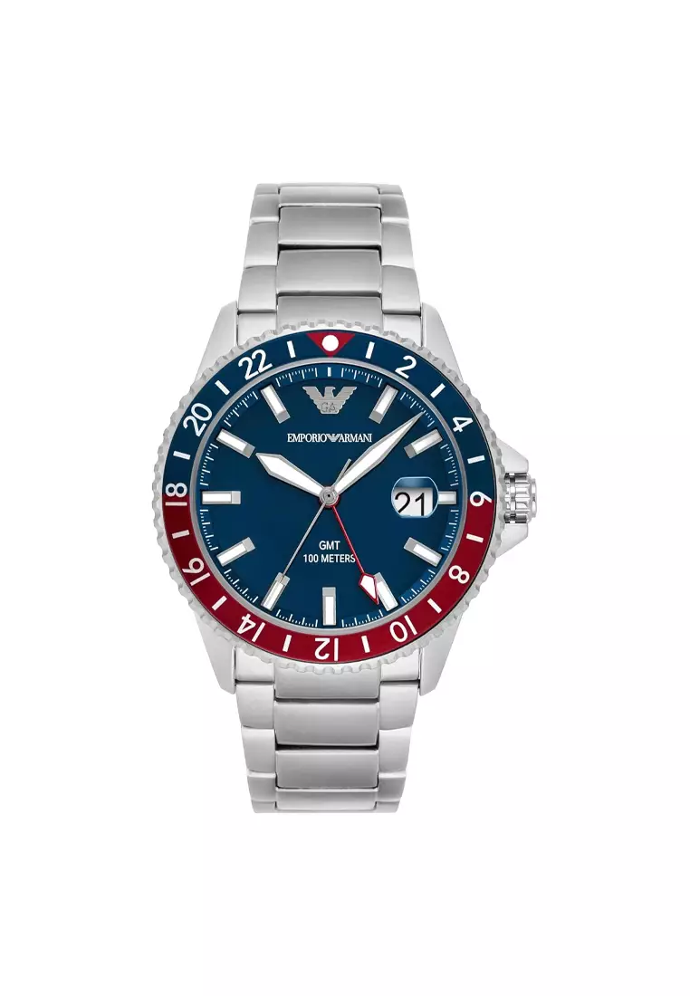 50% OFF Emporio Armani Men's Watch in Silver/Blue AR11590