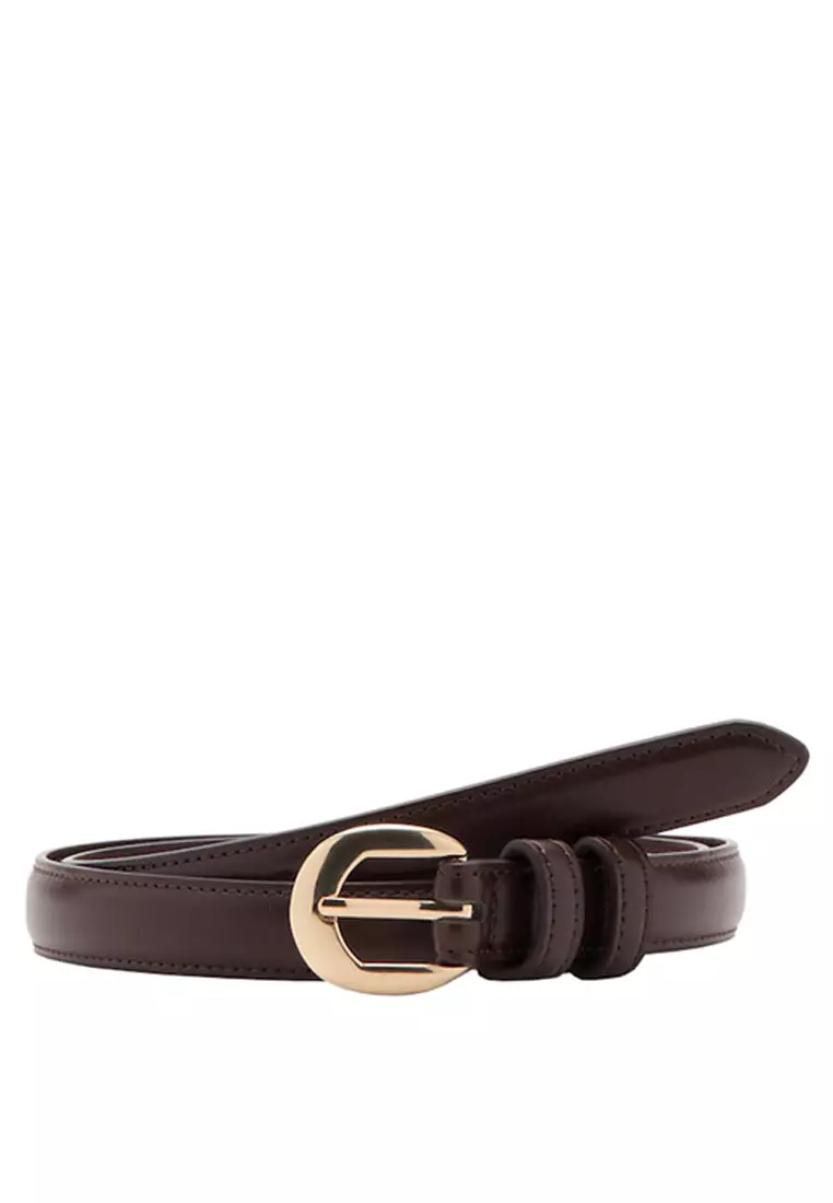 50% OFF Buckle Skinny Belt