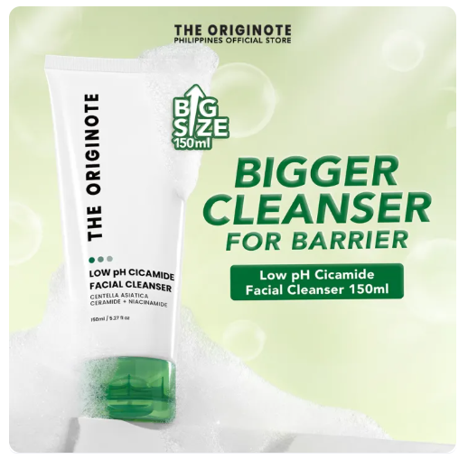 31% OFF [NEW TRAVEL & BIGGER SIZE] The Originote Cicamide Facial Cleanser 70ml / 150ml – Low pH Gentle Face Wash