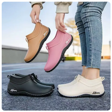 40% OFF fashion waterproof rain boots for women high quality outdoor rain boot rubber bota