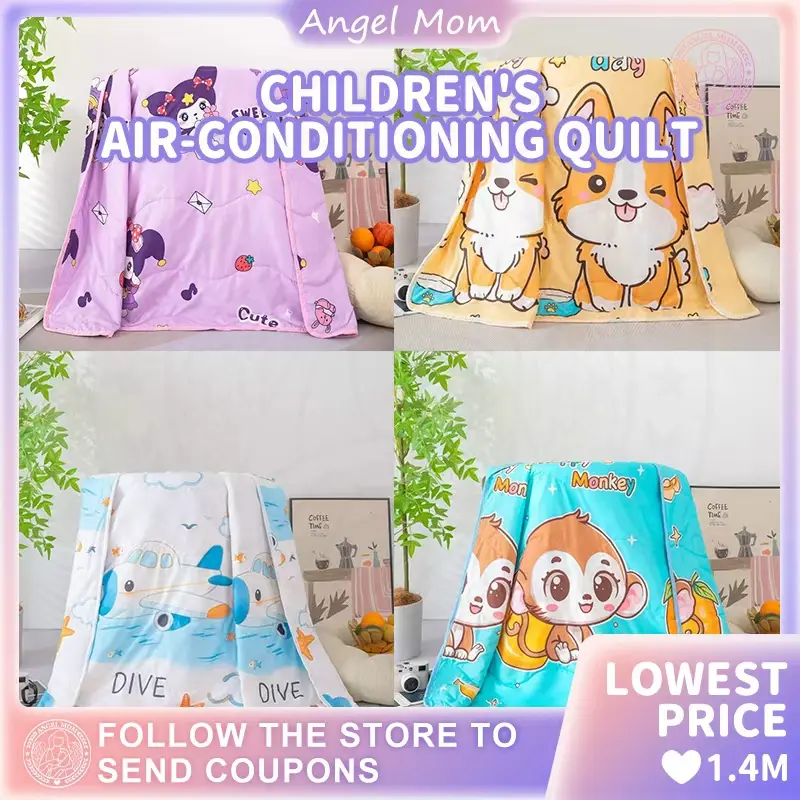 50% OFF Baby Quilt For Kid cooling quilt For Baby Blanket For Kids 110*150CM Kindergarten Blanket