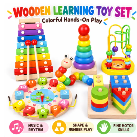 49% OFF YUNLEO Montessori Games Baby Wooden Toys Learning Educational Toy Wooden Puzzles
