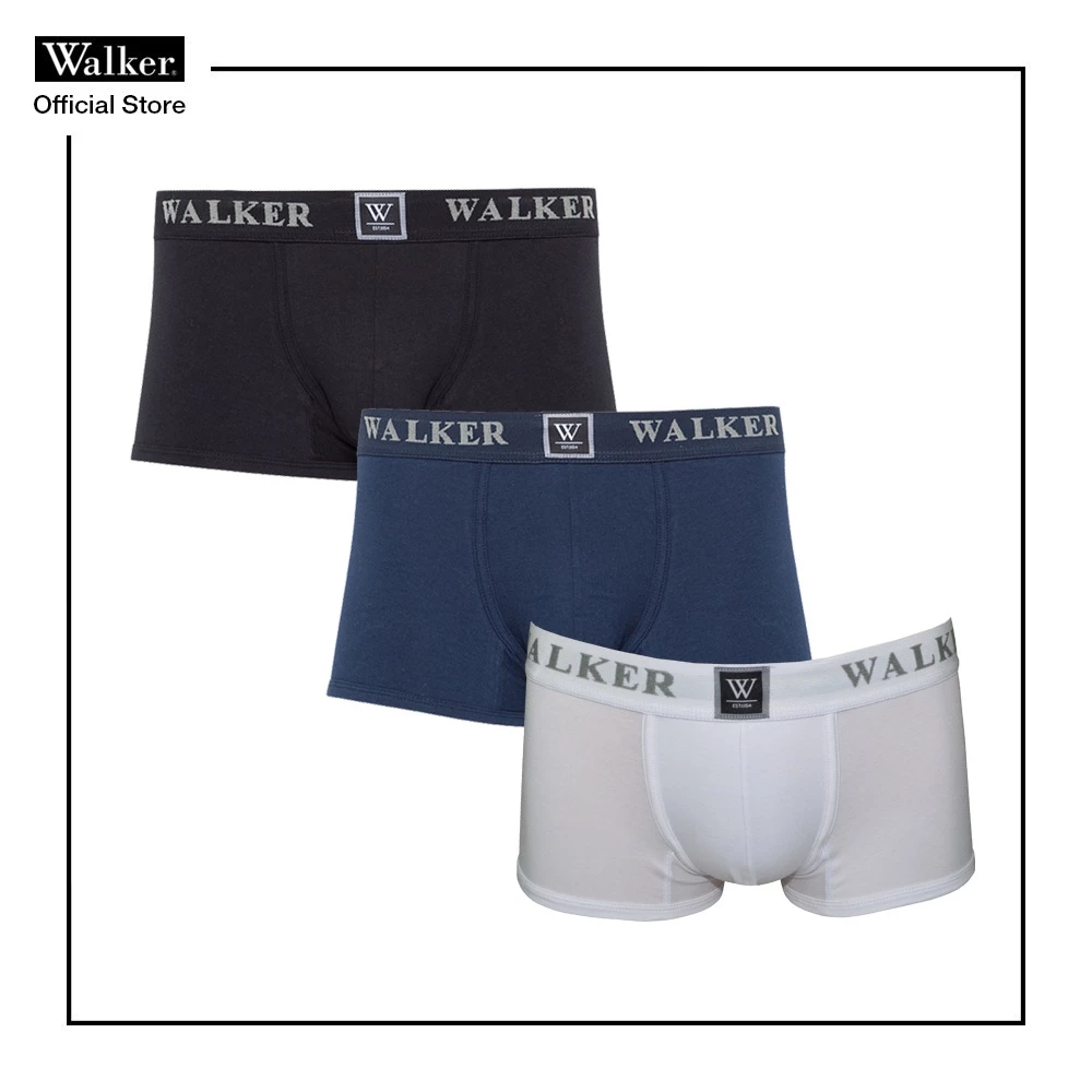 SAVE ₱210.00 Walker Organic Cotton USA Signature Men Boxer Brief (3 in 1 pack)