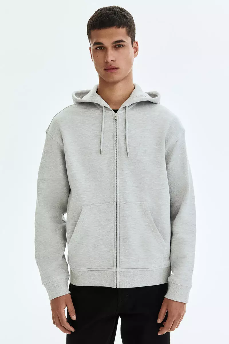 16% OFF H&M Relaxed Fit Zip-through hoodie