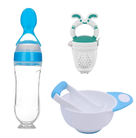 58% OFF Combo Set Bowl Spoon Feeder pacifier Silicone bib Toothbrush Feeding Essential App 5 (6990)
