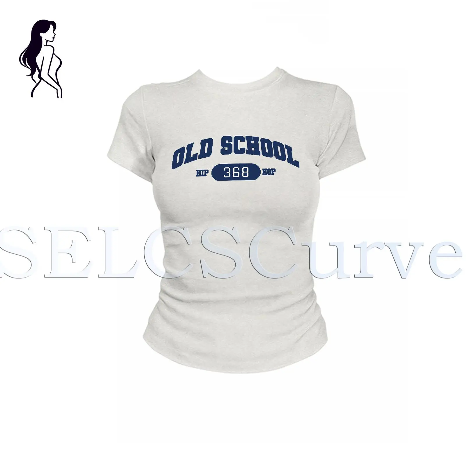 45% OFF (Shipped within 24 hours) Women's casual T-shirt, American retro blues English print, slim fit pure cotton crew neck short sleeves, slim waist lines, fashionable and versatile, sweat-absorbent and breathable, comfortable top, sizes S-L