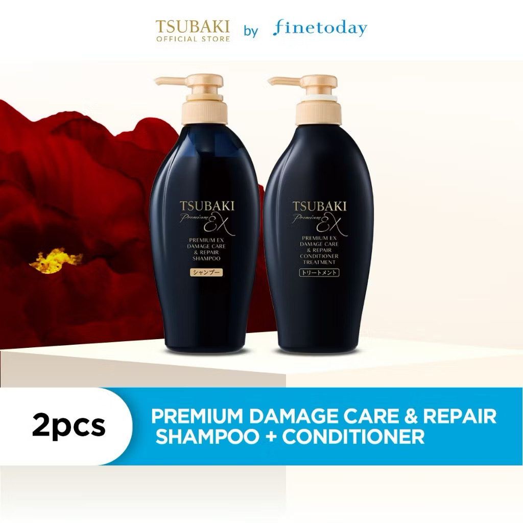 20% OFF TSUBAKI ￼Premium Damage Care & Repair Shampoo + Conditioner Set