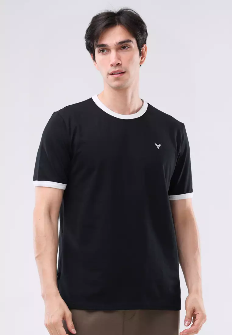 64% OFF Round Neck Short Sleeves Comfort Fit