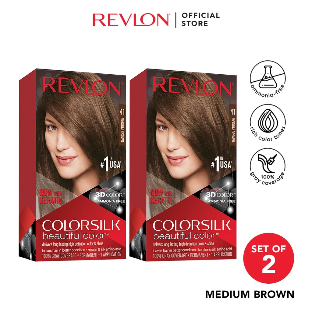 50% OFF Revlon Colorsilk Beautiful Color Permanent Hair Color Duo