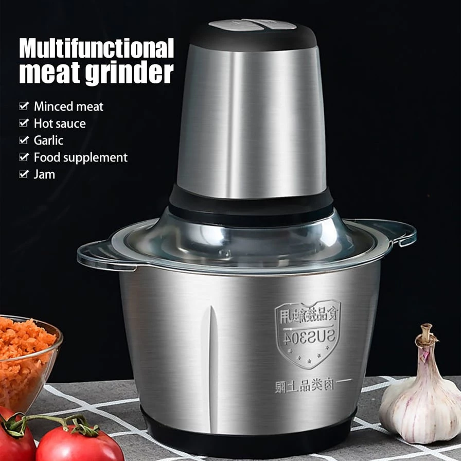51% OFF 2L Kitchen Meat Grinder Food Processor Blender Wall Breaking Machine Fast and Slow Two Gears