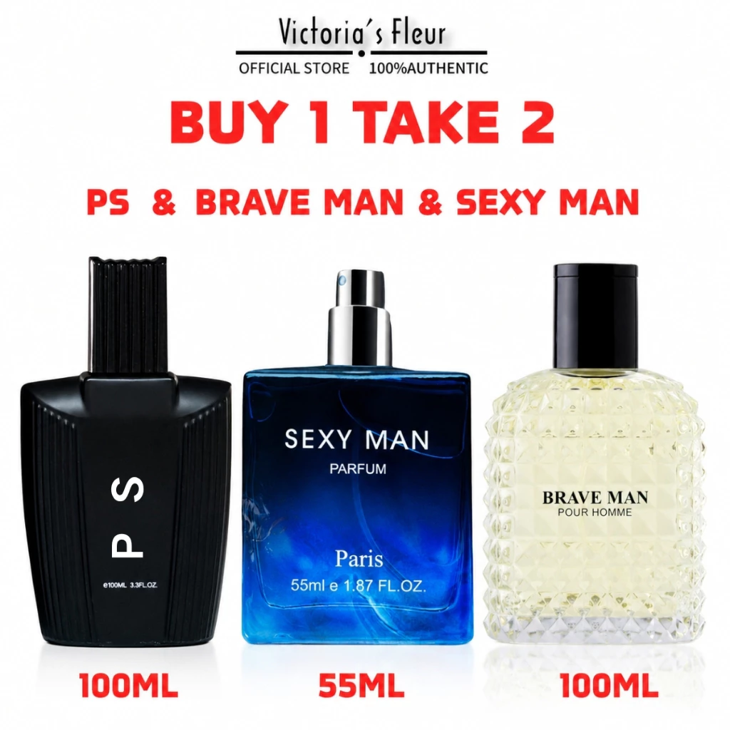 40% OFF 【BUY 1 TAKE 2】 Brave man&PS&Sexy Man Charming Body Mist Fragrance Paris Perfume
