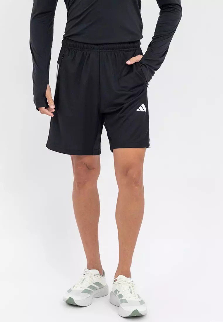 34% OFF Workout Essentials Base 3-Stripes Pique Short 7-Inch