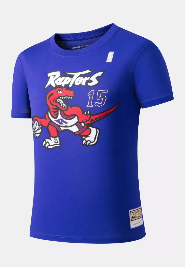 10% OFF Mitchell & Ness #15 Vince Carter Toronton Raptors Men's T-Shirt - Player Name & Number Tee